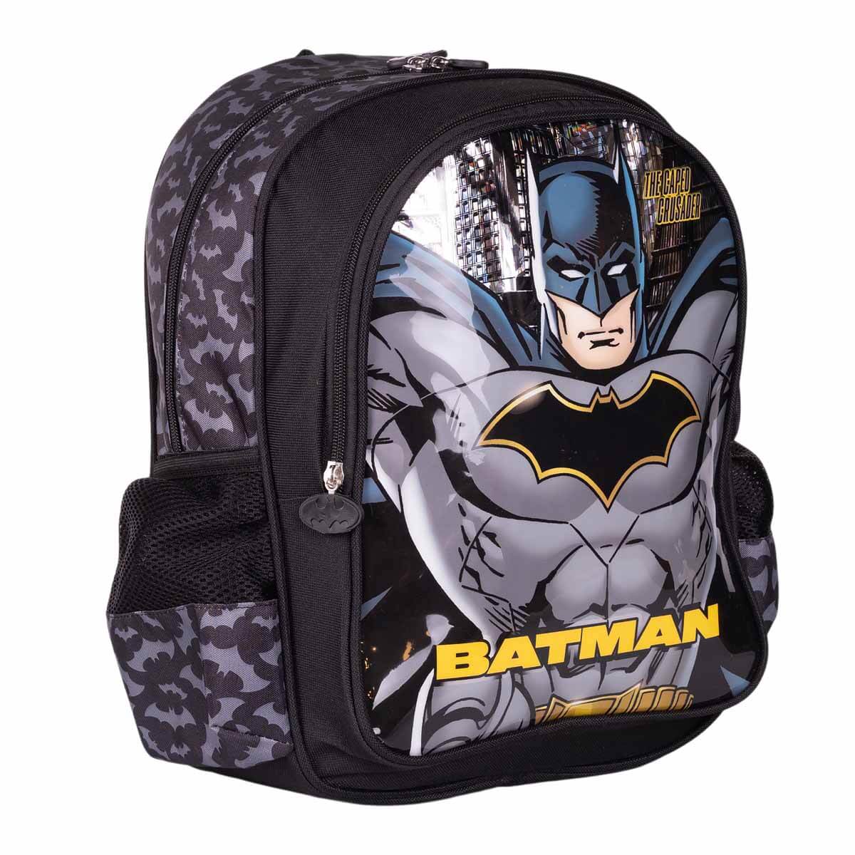 Lisanslı Batman İlkokul Çantaları, Erkek Çocuk Okul Çantası, Süper Kahraman Karakterli