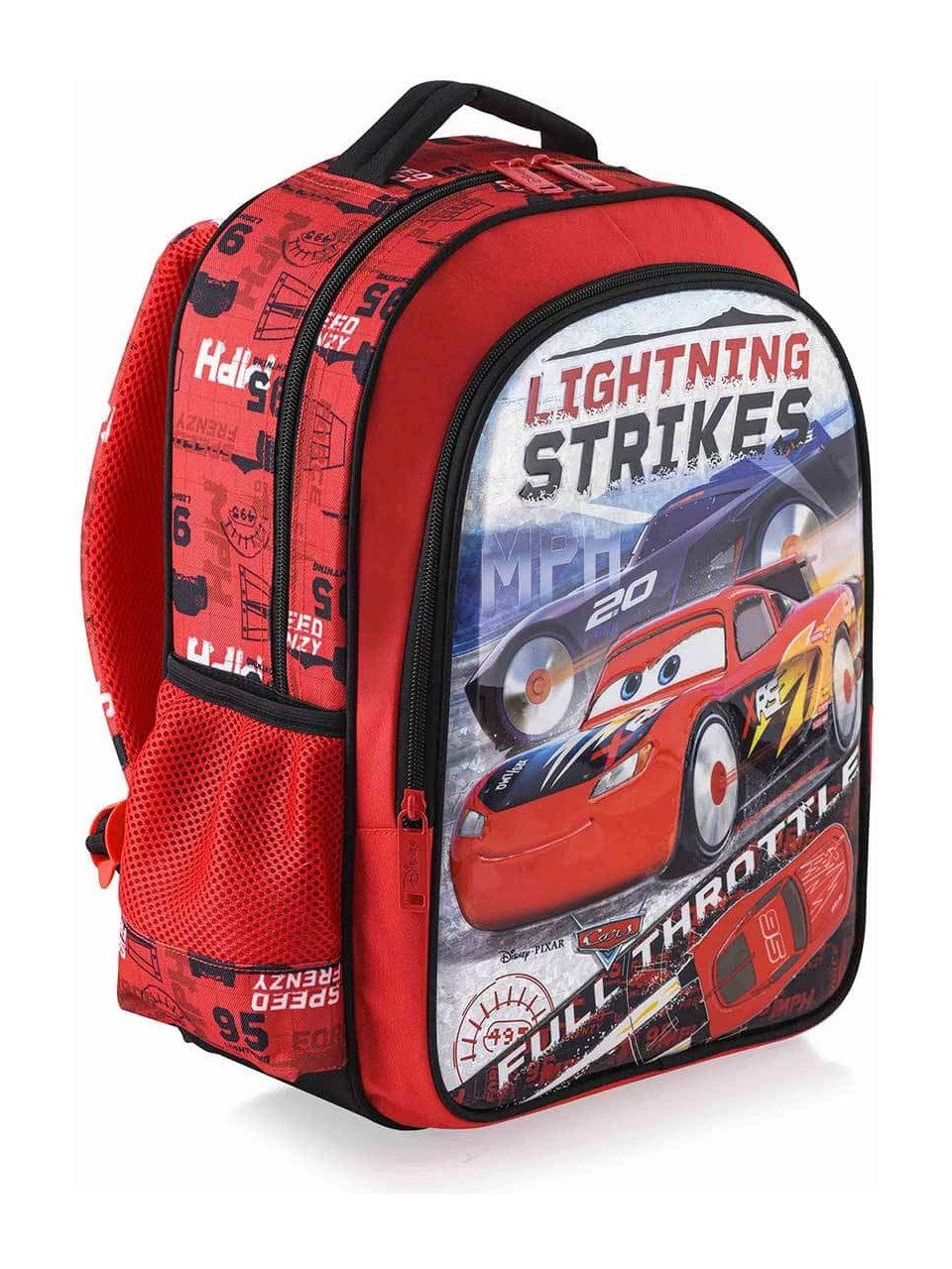 Lisanslı Cars İlkokul Çantaları, Erkek Çocuk Okul Çantası, Arabalar Karakterli