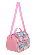 Toz Pembe Unicorn Desenli Termal - Isı Yalıtımlı Okul Beslenme Çantası