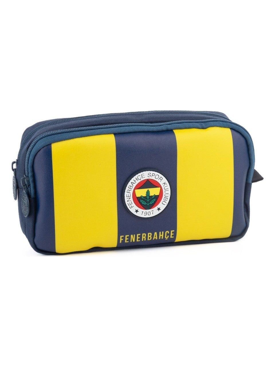 2 Bölmeli Çubuklu Arma Baskılı Suni Deri Kalemlik (25759)