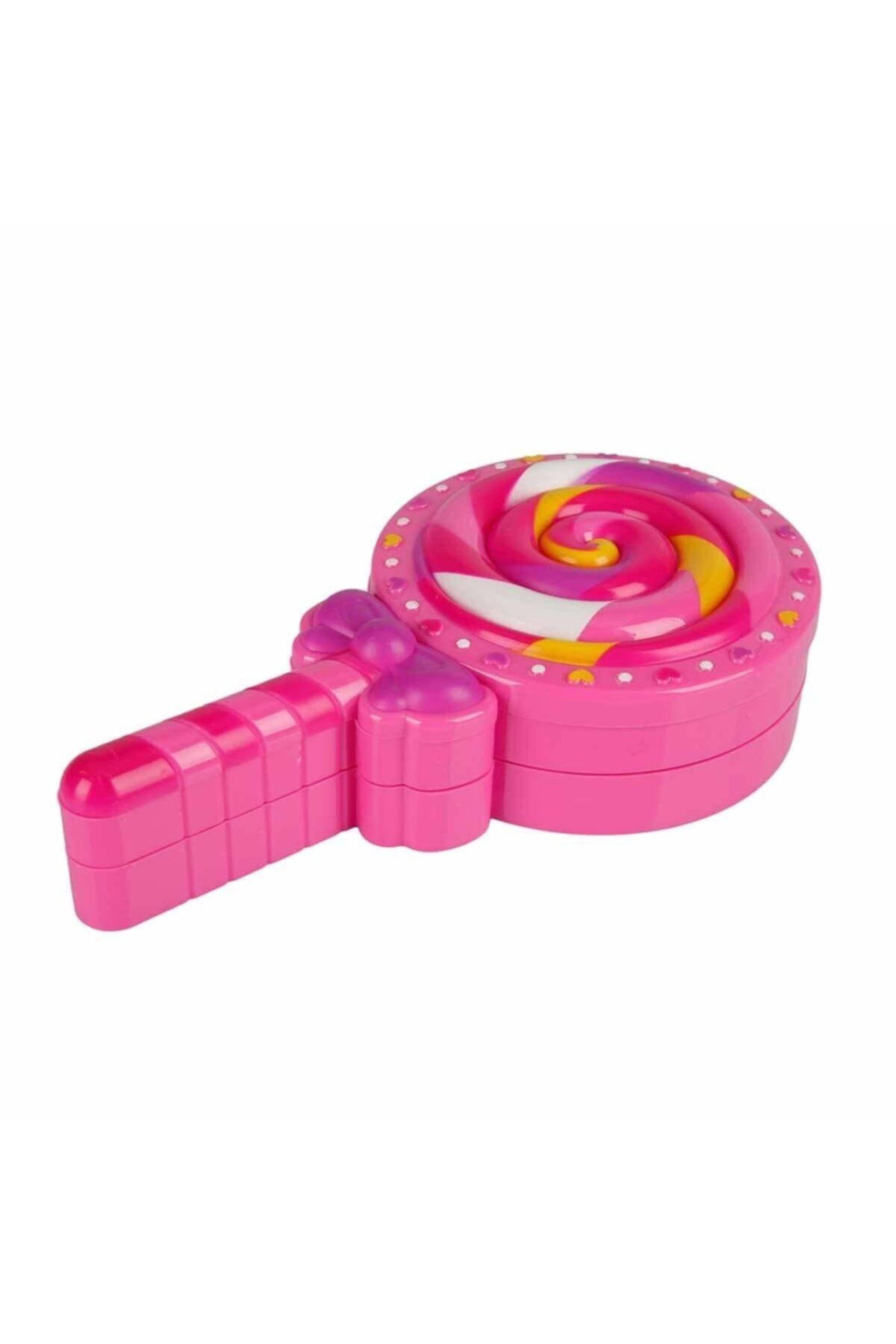 Lolipop Şekilli 2 Katlı Oyuncak Makyaj Güzellik Seti