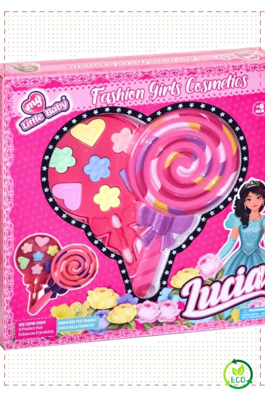 Lolipop Tekli Makyaj Seti Kız Erkek Cocuk Egitici Montessori Oyuncaklar Naturel
