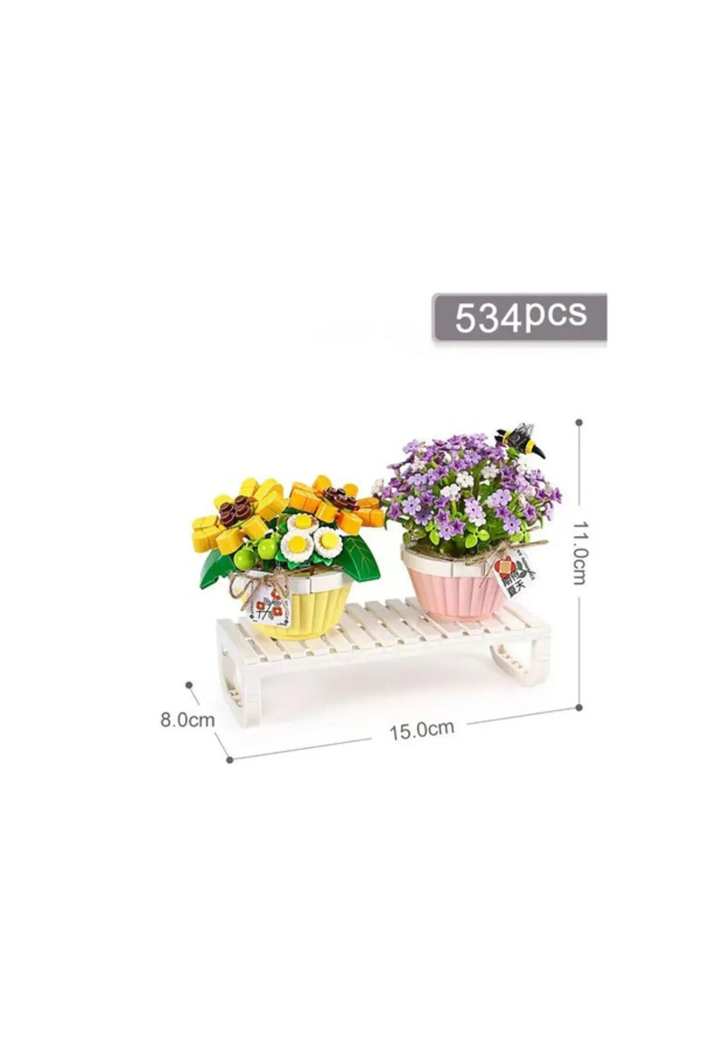 LOZ Eternal Flowers Serisi | Mikro Bloklar | 6+ Yaş | Çiçek Maketi
