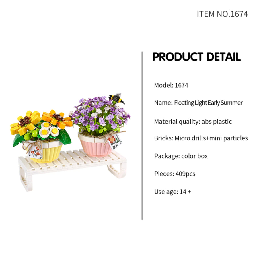 LOZ Eternal Flowers Serisi | Mikro Bloklar | 6+ Yaş | Çiçek Maketi