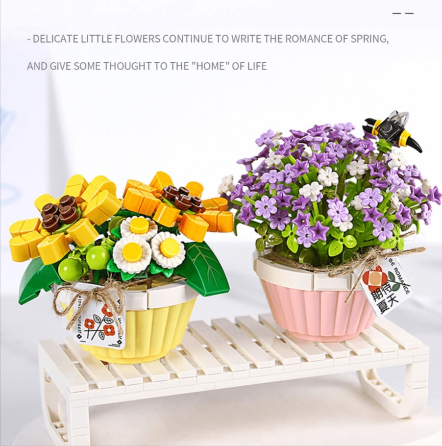 LOZ Eternal Flowers Serisi | Mikro Bloklar | 6+ Yaş | Çiçek Maketi