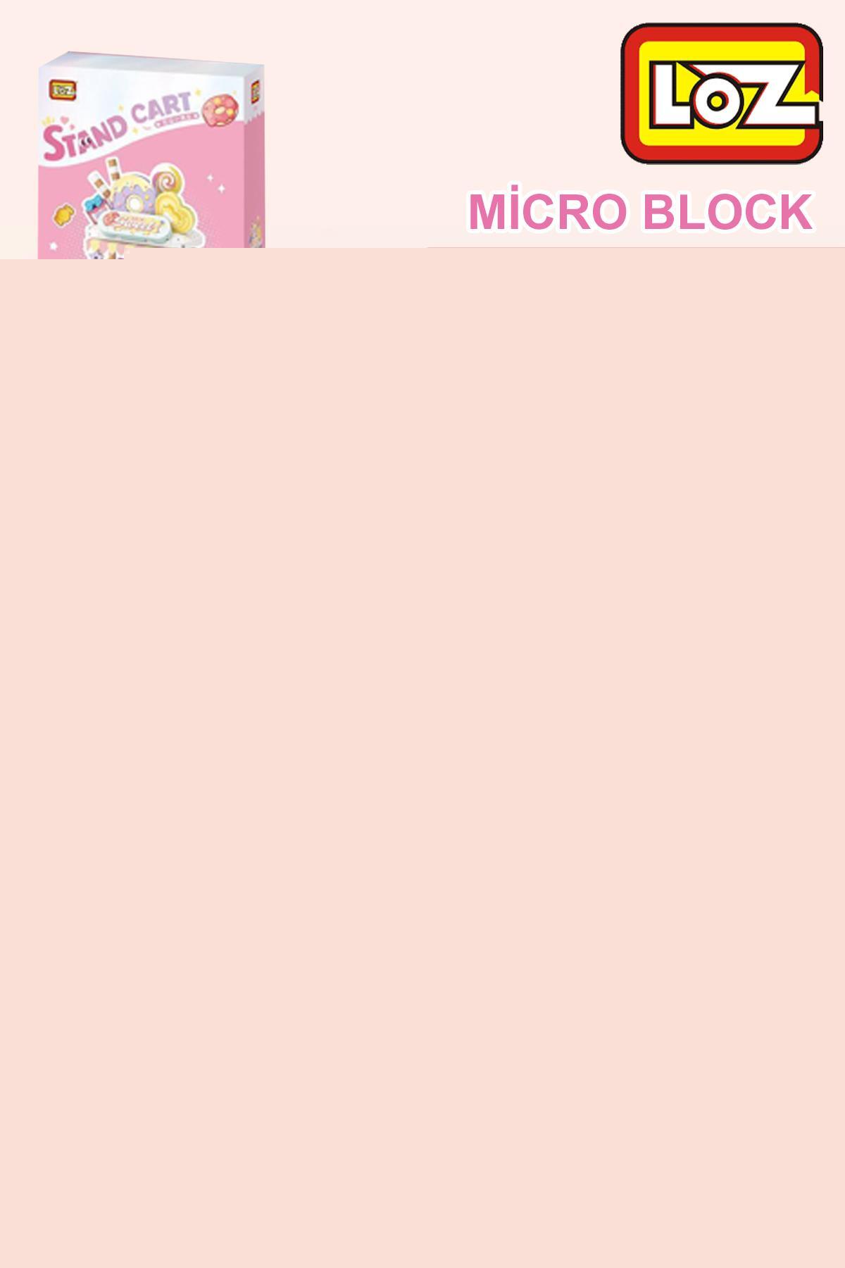 Loz Micro Block Serisi Donut Arabası 300 Parça Oyuncak Yapım Seti FFLZ-8855