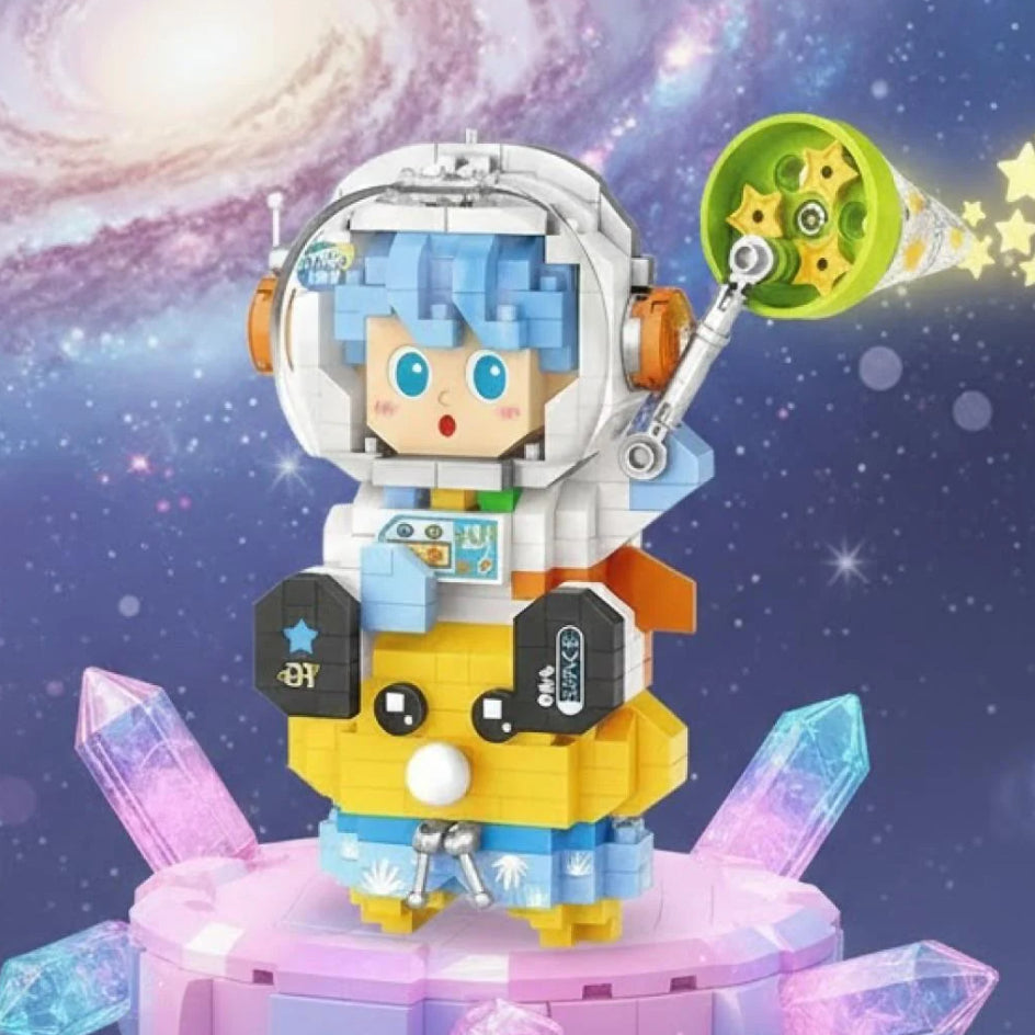 LOZ Uzay Keşfi Serisi: Astronot Çocuk | 390 Parça Mikro Bloklar | 14+ Yaş