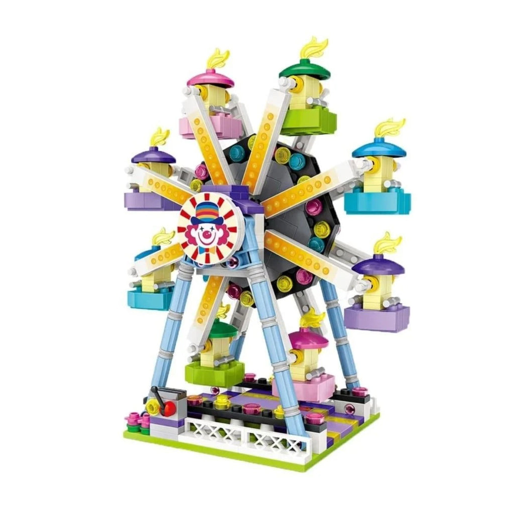 LOZ Lunapark Serisi: Dönme Dolap | 609 Parça Mikro Bloklar | 6+ Yaş | Lunapark Maketi