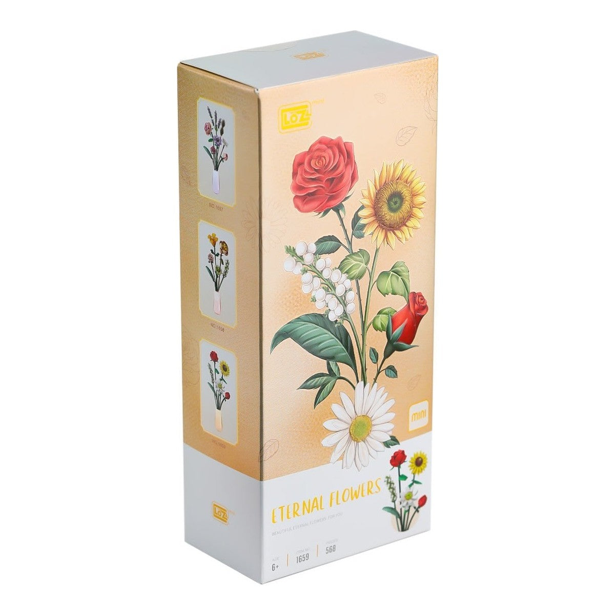 LZ1659 Loz Çiçek Blokları 568 Parça -Vagon Life