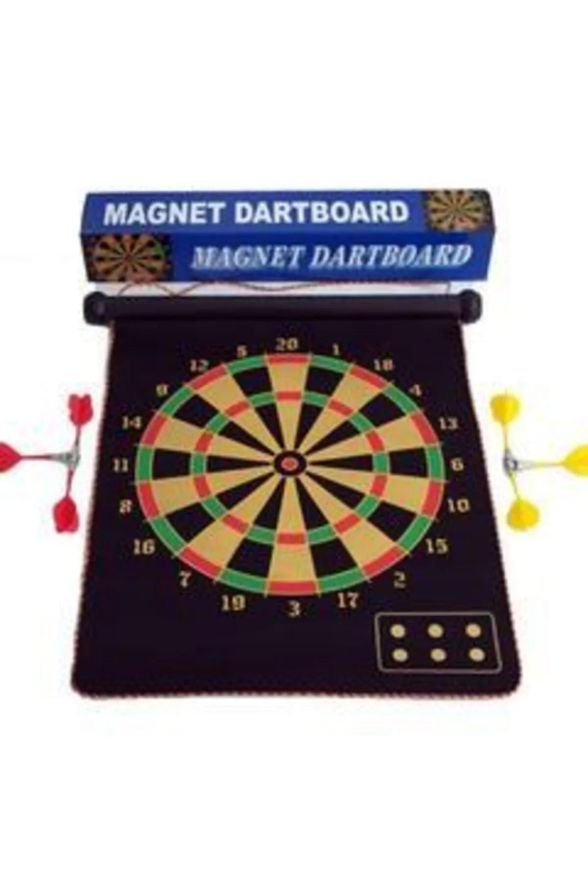 Manyetik Mıknatıslı Katlanır Dart Seti Büyük Boy Çift Taraflı Bez Manyetik Dart Uçu Güçlü Mıknatıs