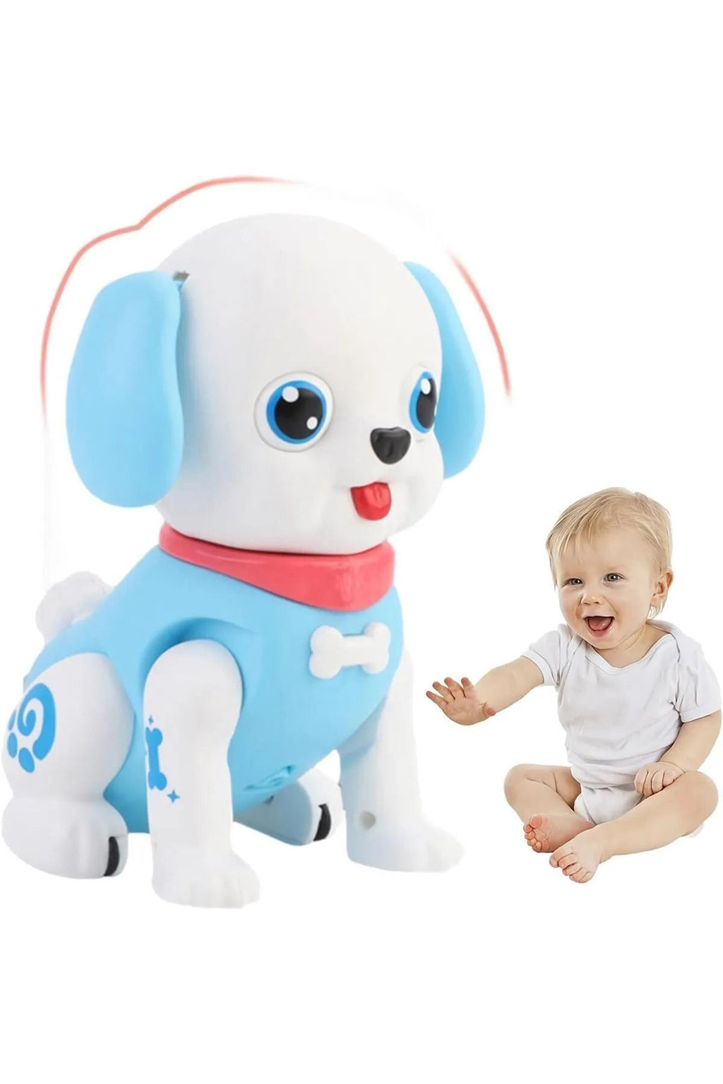 Mavi Fun Dog Sesli Işıklı Hareketli Pilli Köpek 40272