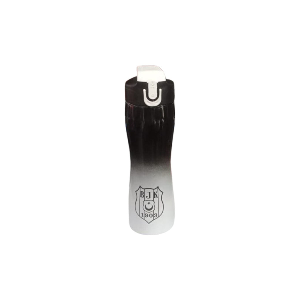 Me 24364 Beşiktaş Degrade Paslanmaz Çelik Lisanslı 500 ml Pipetli Matara ( Çelik No :304)