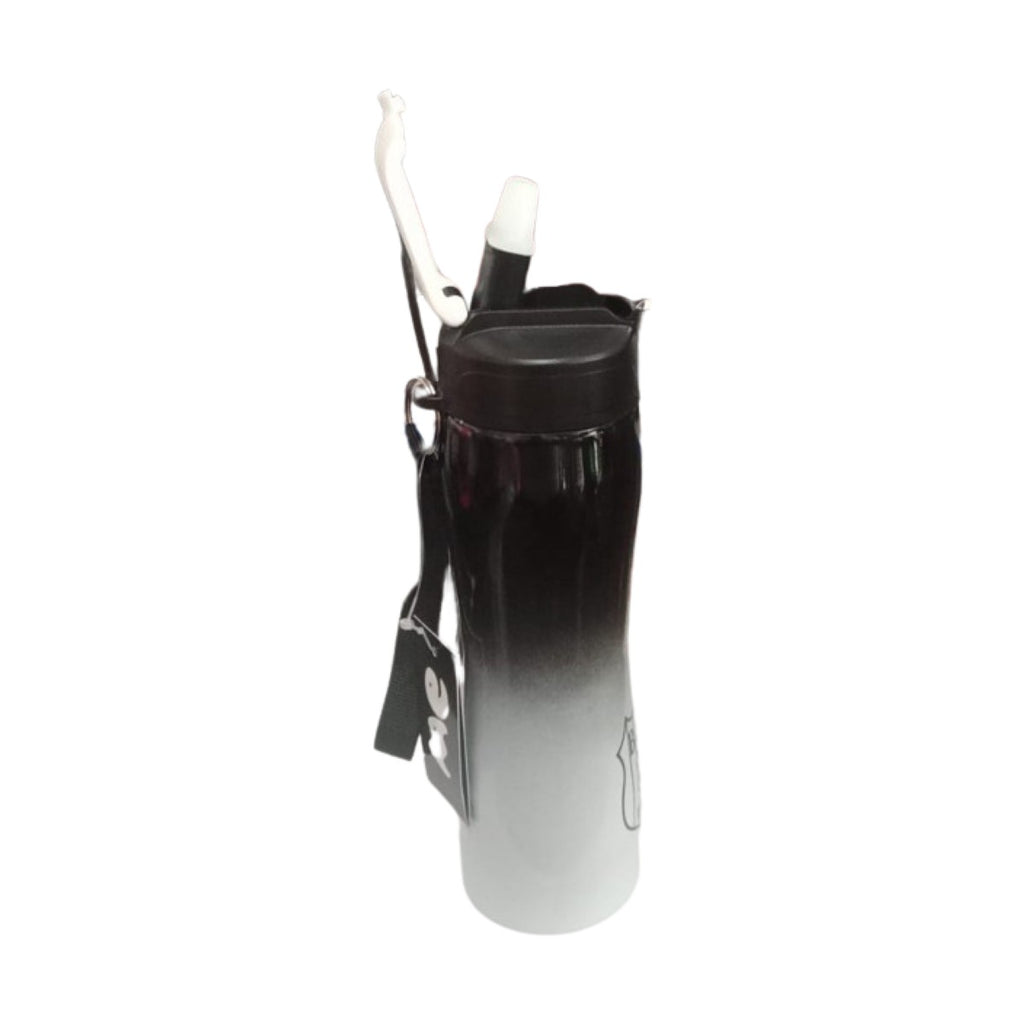 Me 24364 Beşiktaş Degrade Paslanmaz Çelik Lisanslı 500 ml Pipetli Matara ( Çelik No :304)