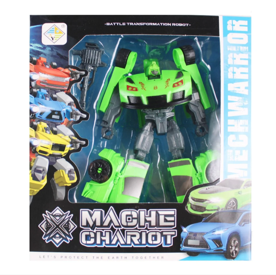 Mecha Warrior Mache Chariot Dönüşebilen Transformer Araba