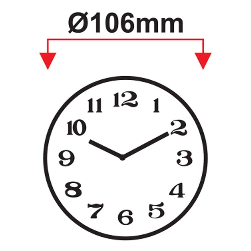 Galaxy Mıknatıslı Buzdolabı Saatleri, Yuvarlak, 10 cm