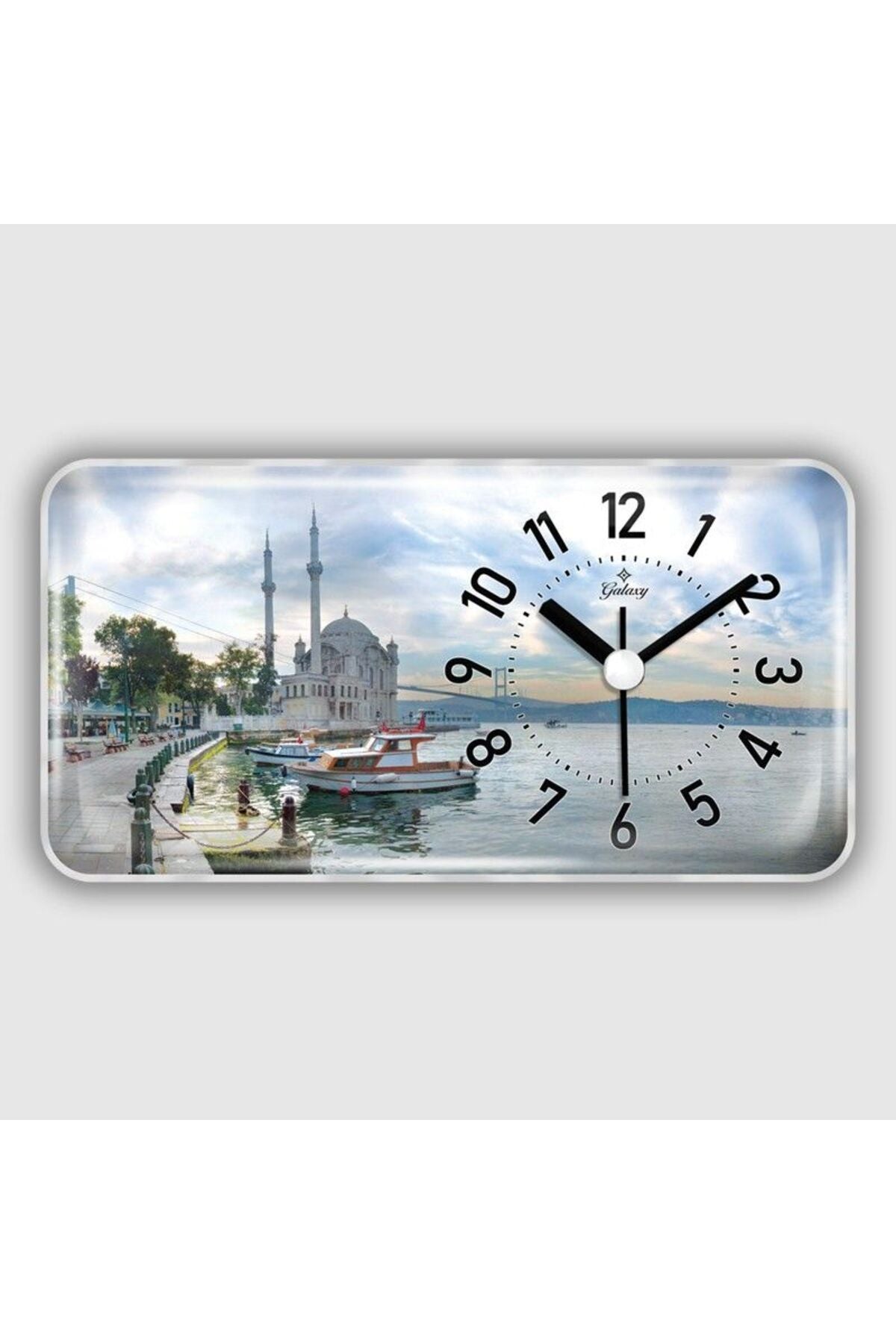 Mıknatıslı Buzdolabı Saatleri, Dikdörtgen, 17 cm