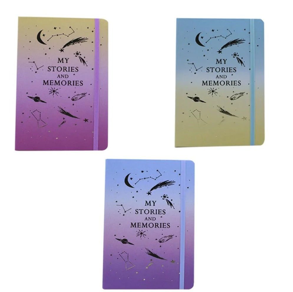 SERT KAPAK A514 MY STORIES AND MEMORIES 14 x 21 cm 80 YP. ÇİZGİLİ NOT DEFTERİ