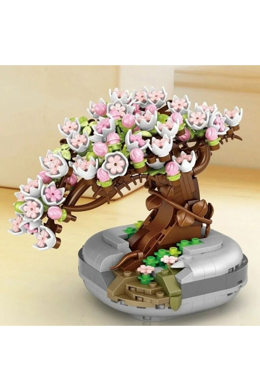mini ebedi sakura ağacı yapı blokları 426 parça Sakura Tree