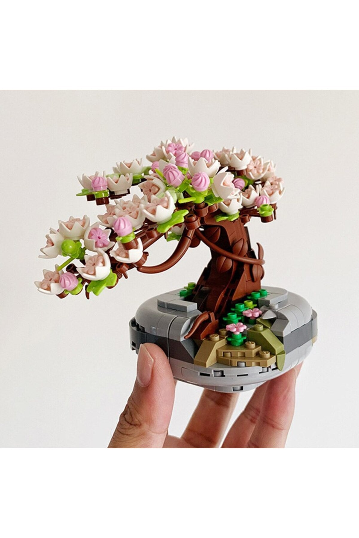 mini ebedi sakura ağacı yapı blokları 426 parça Sakura Tree