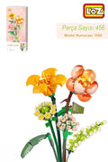 Mini Eternal Flowers 456 Parça Çiçek Yapım Seti - Zambak, Şakayık, Nergis Model 1658