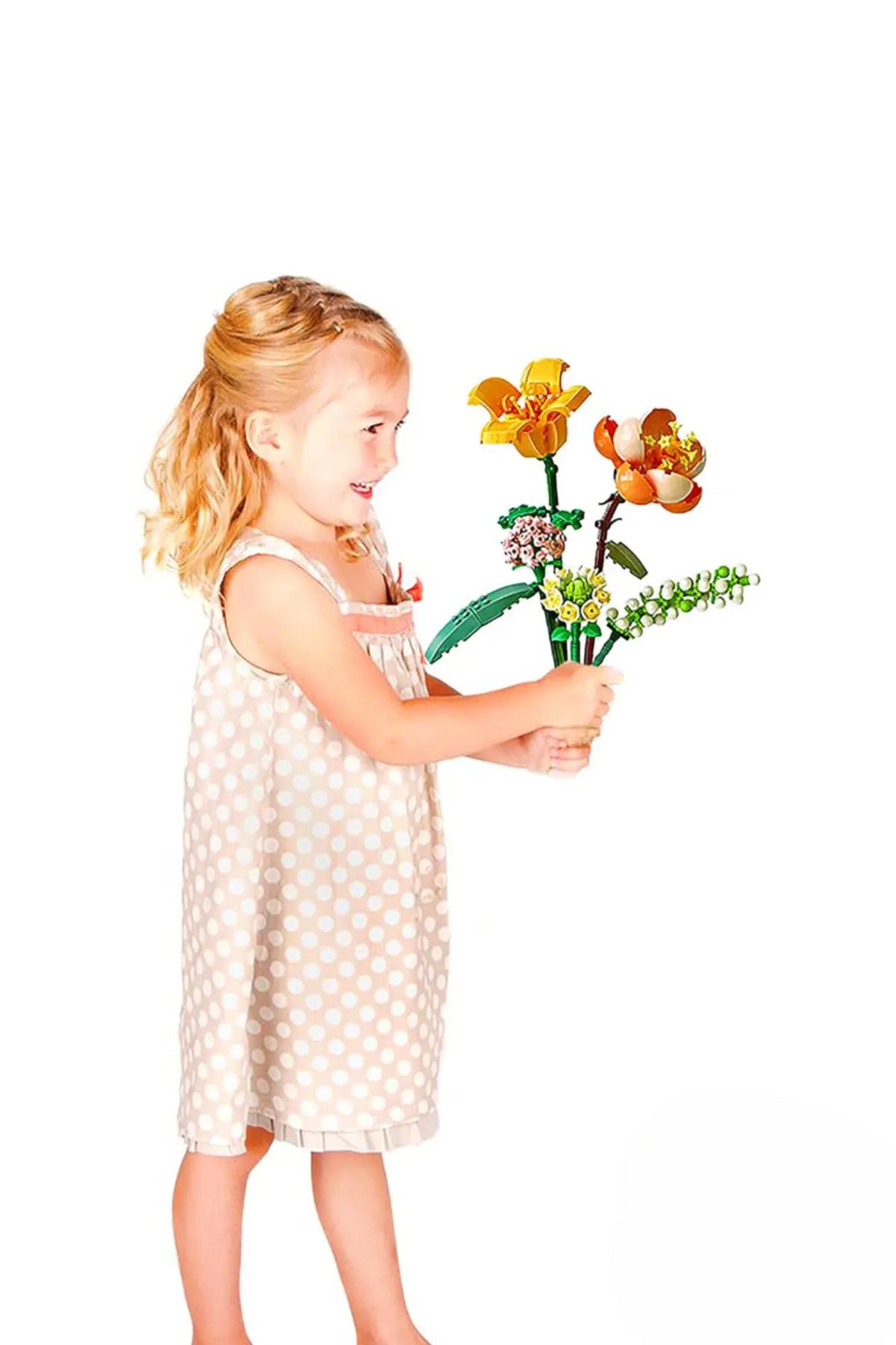 Mini Eternal Flowers 456 Parça Çiçek Yapım Seti - Zambak, Şakayık, Nergis Model 1658
