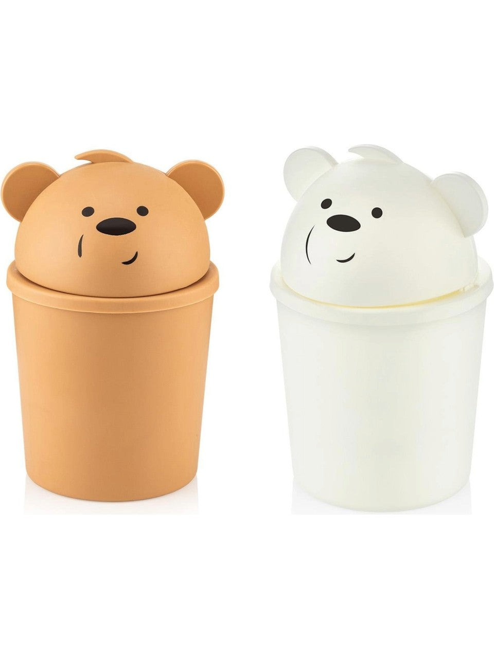 Mini Hippo Masaüstü Mini Çöp Kovası Kapaklı 20 cm