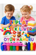 12 Renk Zıplayan Oyun Hamuru Air-Dry Anaokulu Oyuncağı Havayla Kuruyan Yumuşak Kil Clay