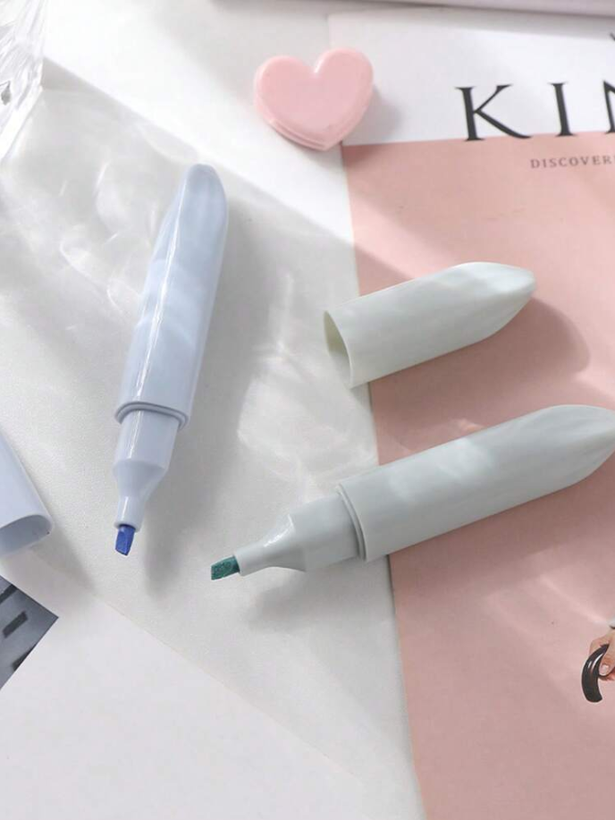 Monet Kawaii 4'lü Pastel Renk Fosforlu Kalem Seti Yumuşak Renkler