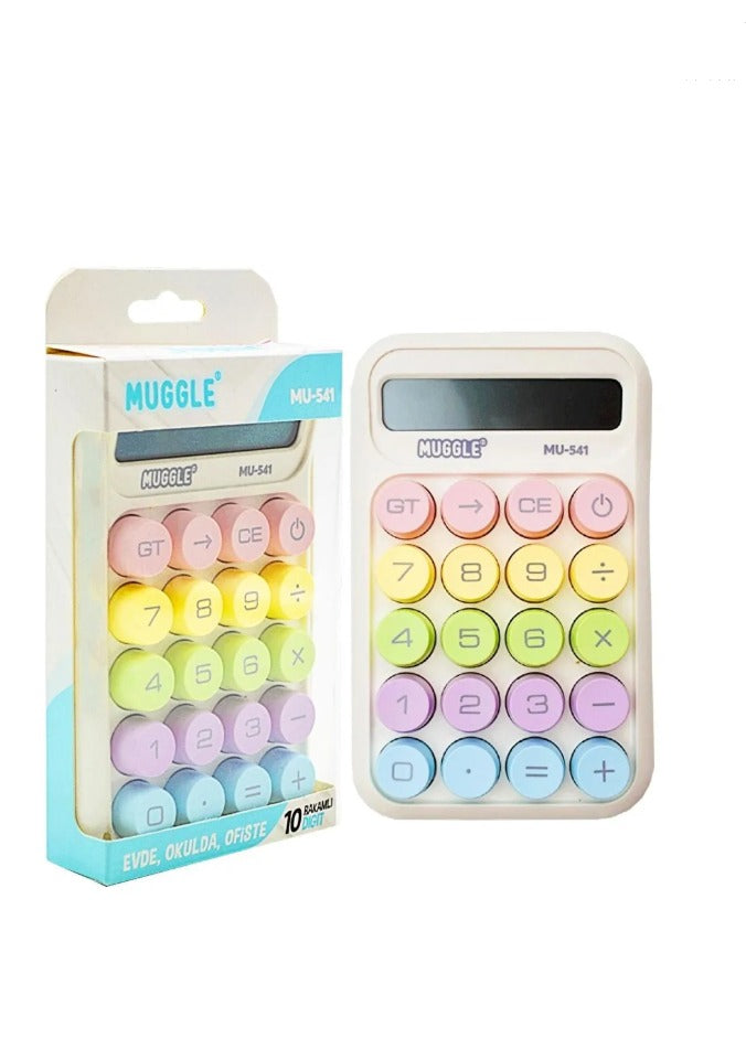MU-541 10 YUMUŞAK TUŞLU HESAP MAKİNESİ