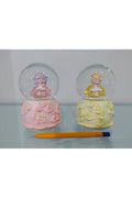 Müzikli Ve Işıklı Kar Küresi 12cm 3214 Sarı