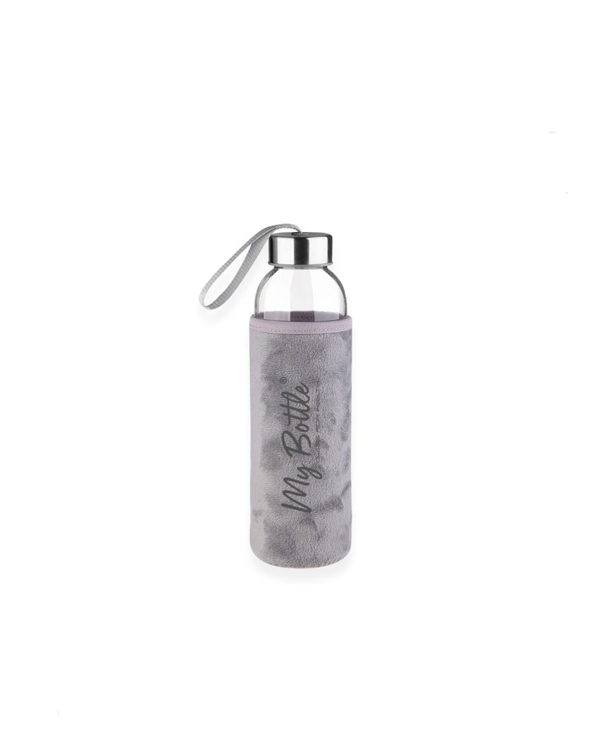 My Bottle Peluş Kılıflı Cam Matara 750 ml