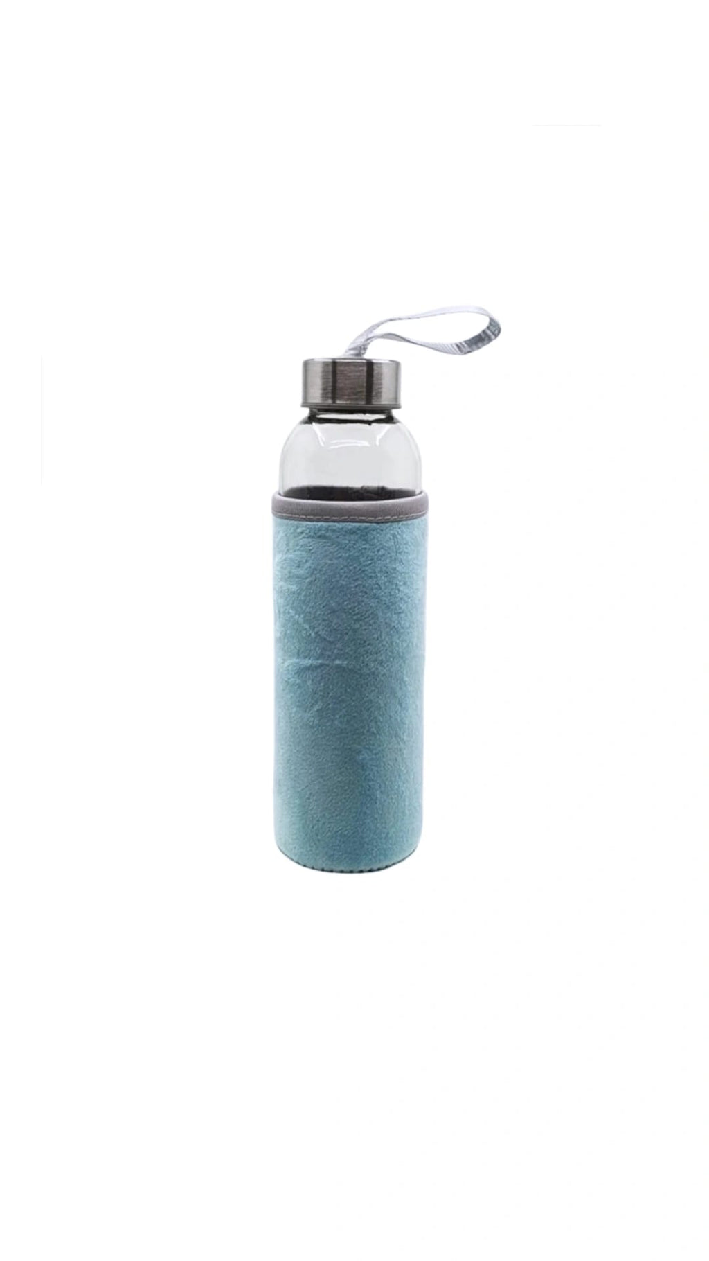 My Bottle Peluş Kılıflı Cam Matara 750 ml