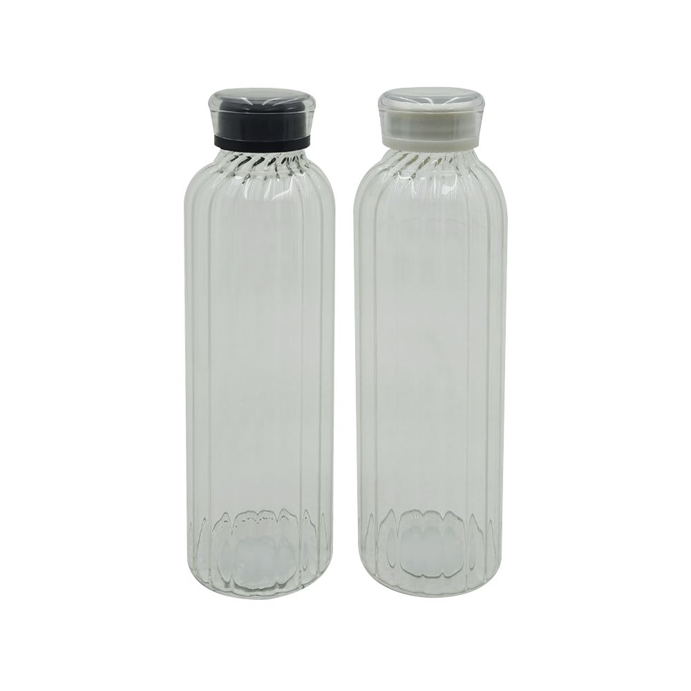 My Bottle Çizgili Tasarım Cam Matara 750 ml