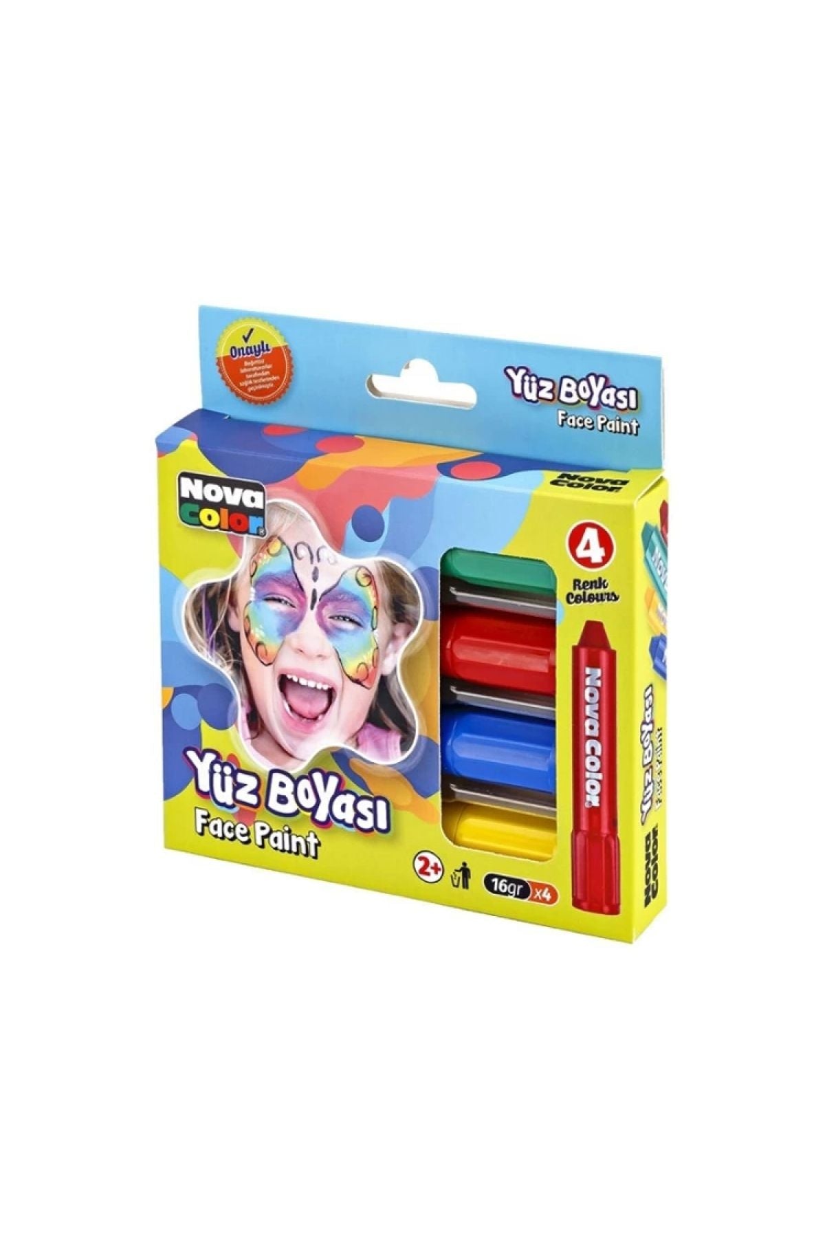 Nc-211 Yüz Boyası 4'lü Set