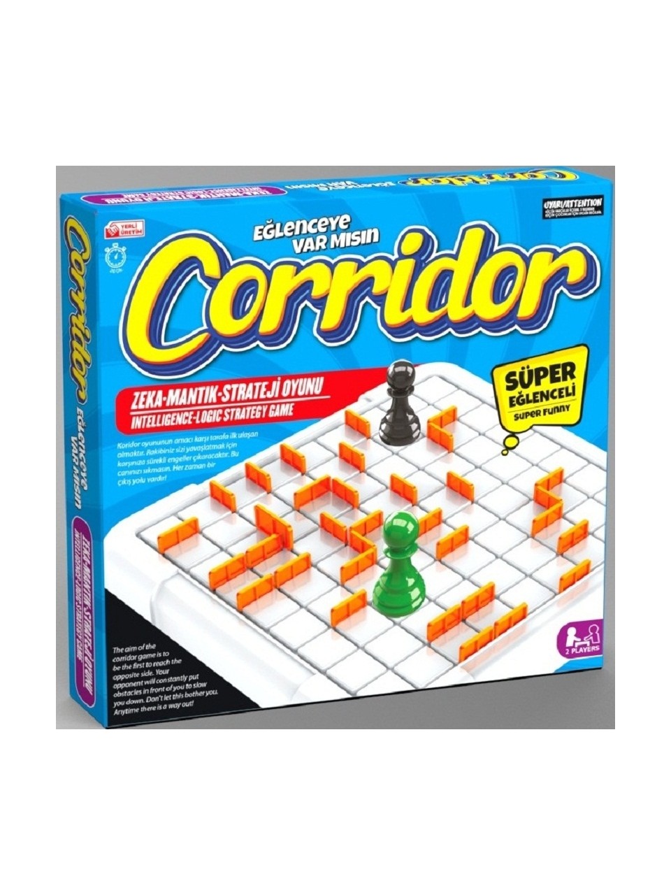 Koridor Engel Barikat Labirent Zeka ve Akıl Strateji Oyunu Corridor