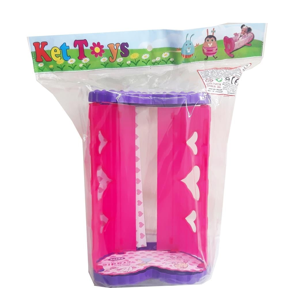 Oyuncak Plastik Küçük Beşik 27 cm