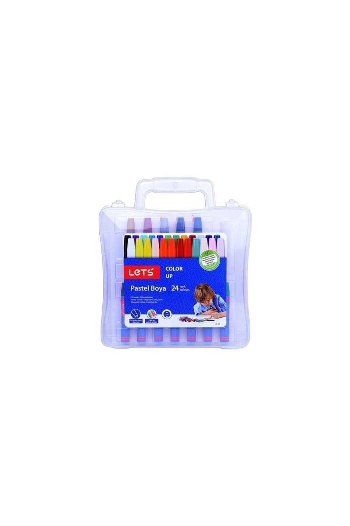 Pastel Boya Çantalı Köşeli 24 Lü Lk-24