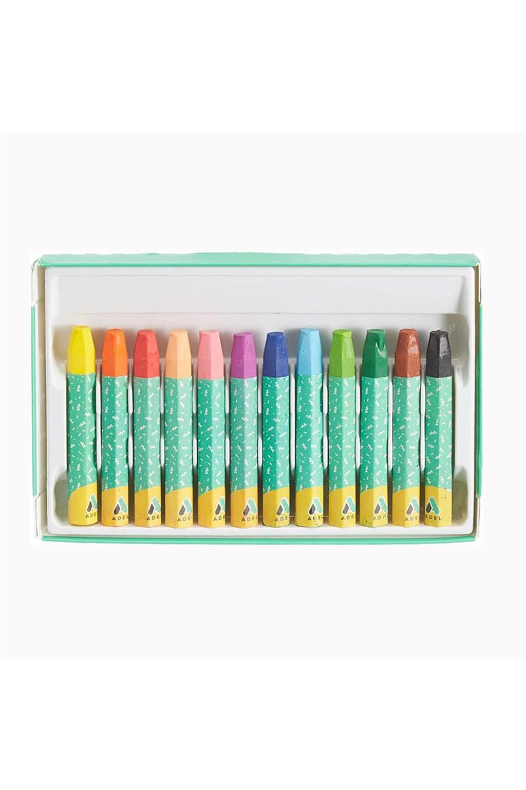 Pastel Boya Karton Kutu Köşeli 12 Renk