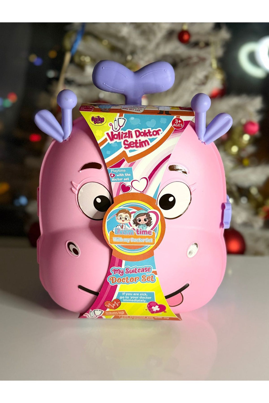 PEMBE ÇOCUK VALİZLİ DOKTOR SETİM