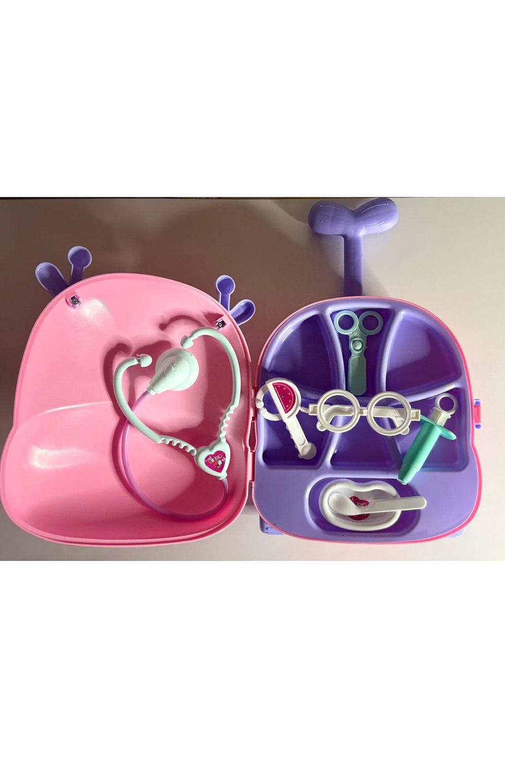 PEMBE ÇOCUK VALİZLİ DOKTOR SETİM