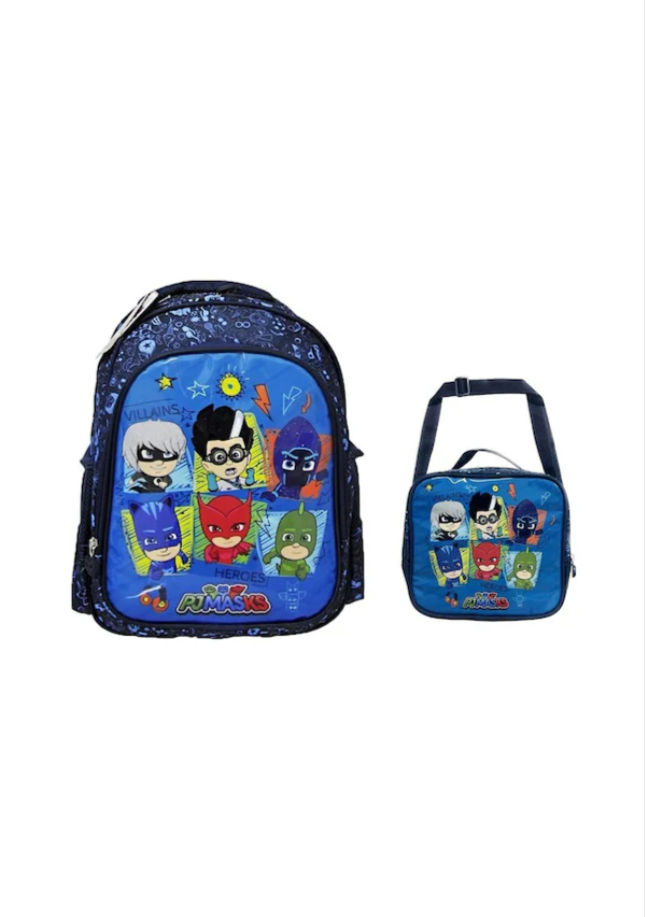 Pijamaskeliler PJMASKS İlkokul Çantası ve Beslenme Çantası Seti 23415