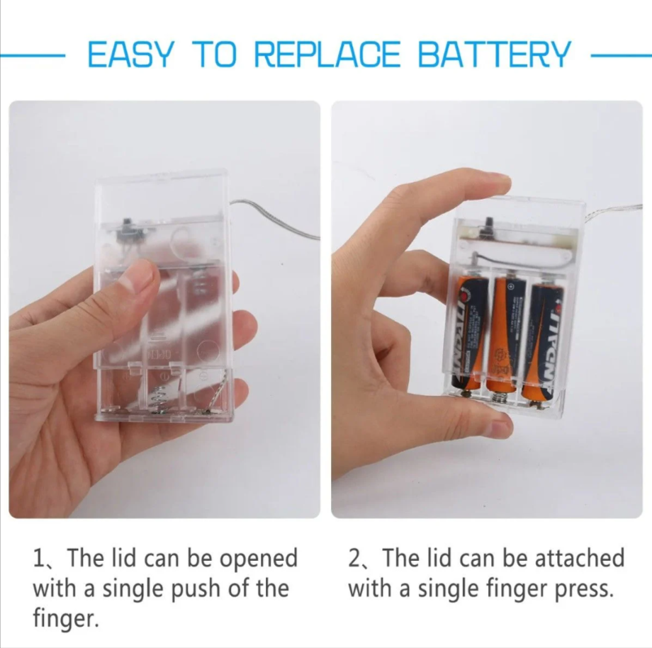 Pilli LED Işık 5MT