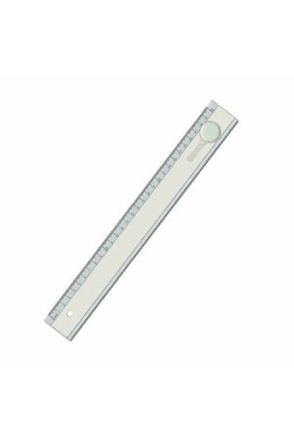 PlastikMercekli  Büro Cetveli 2 Adet 30 Cm