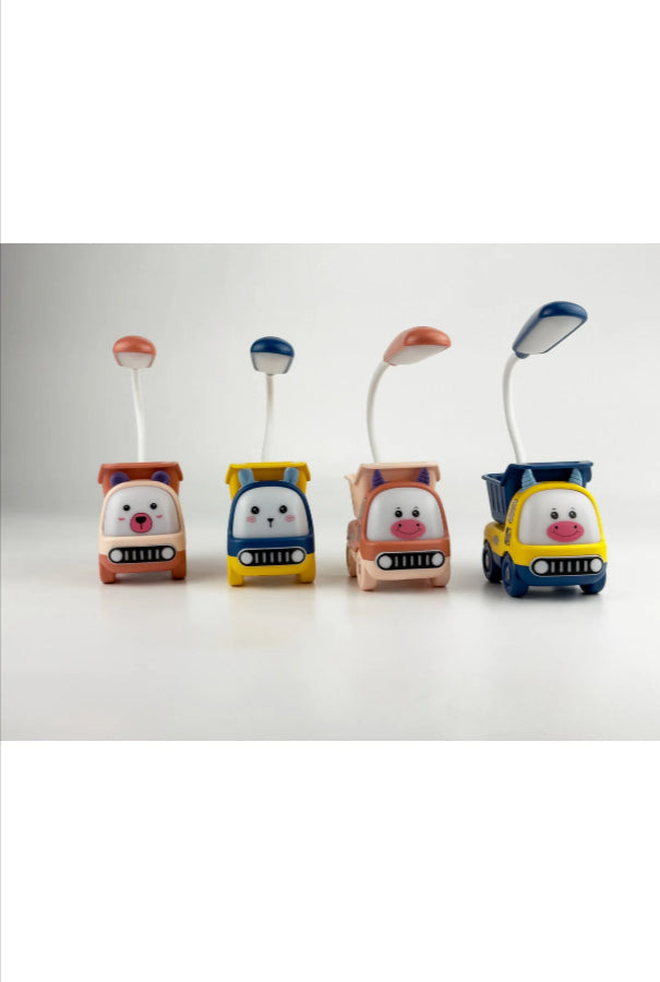 Portatif Taşınabilir Pilli Masa Lambası Beyaz Led Işıklı Mini Masa Lambası