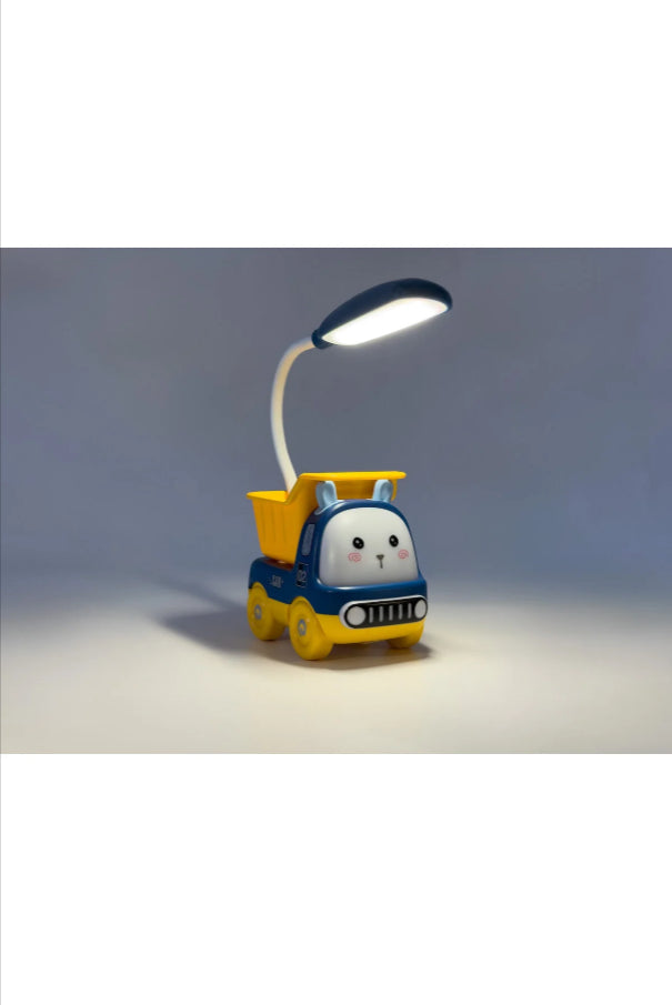 Portatif Taşınabilir Pilli Masa Lambası Beyaz Led Işıklı Mini Masa Lambası