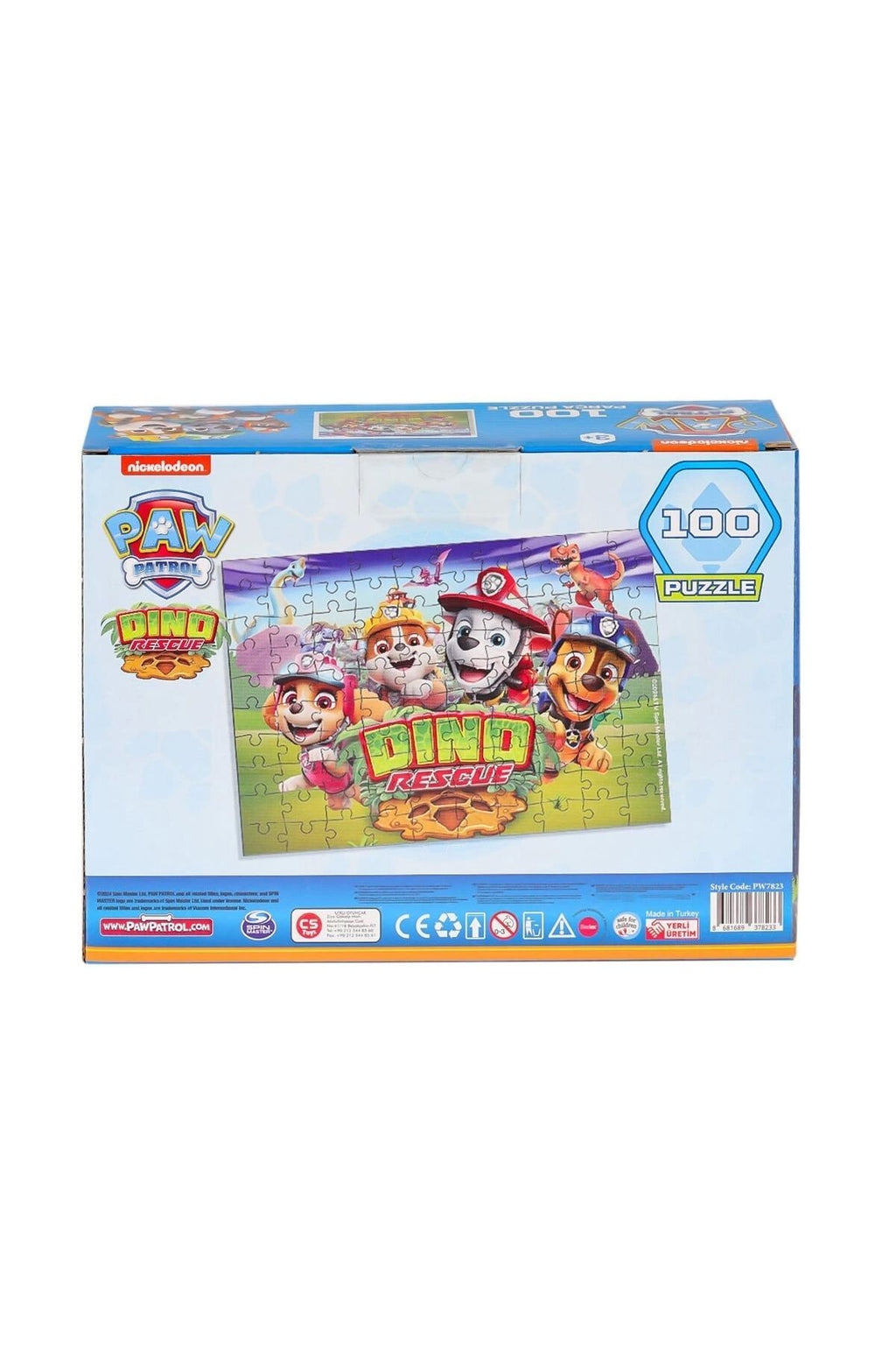 PW7823 Paw PAtrol 100 Parça Puzzle -Laço kids