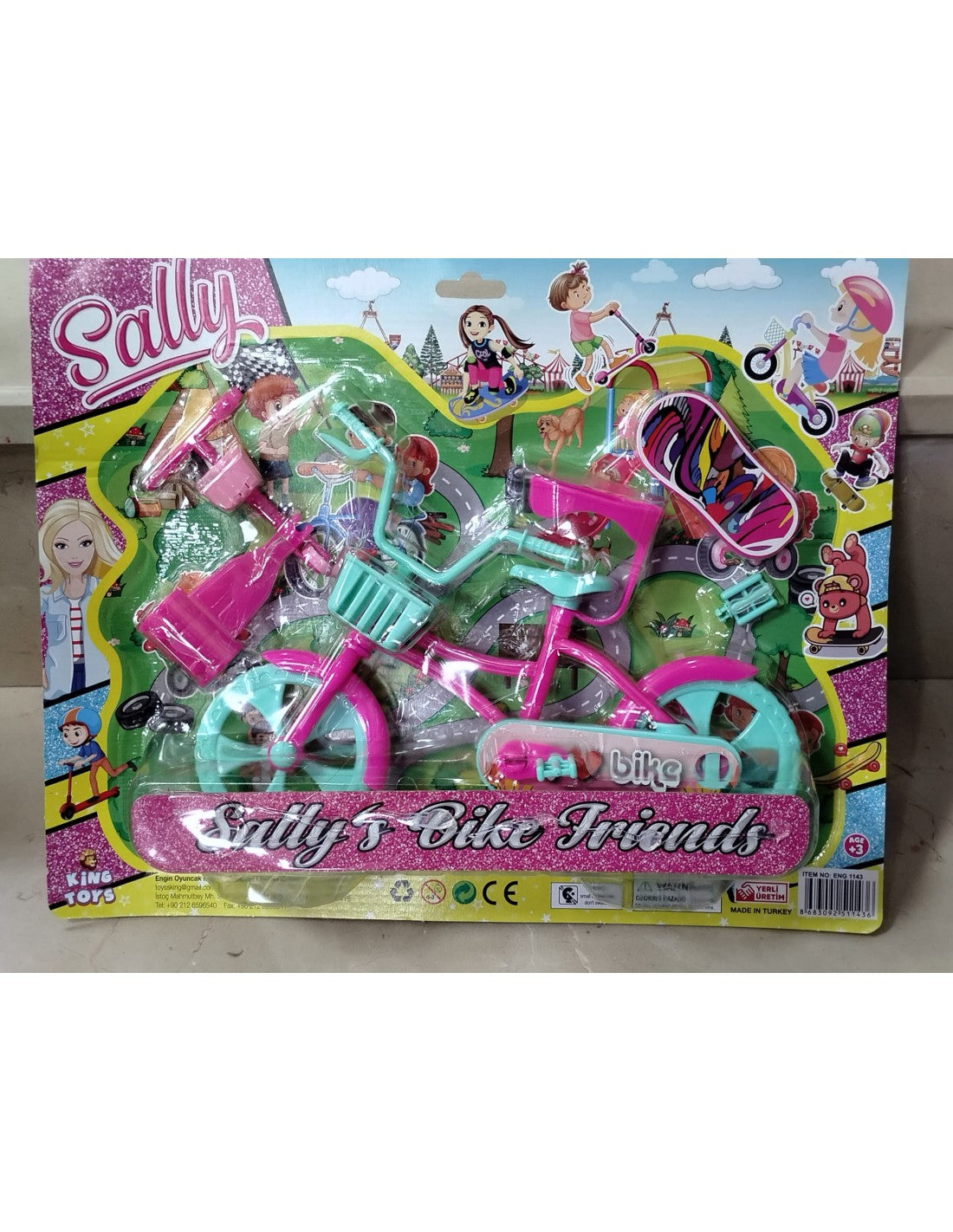 Sally'nin Bisiklet, Kaykay ve Scooter'ı