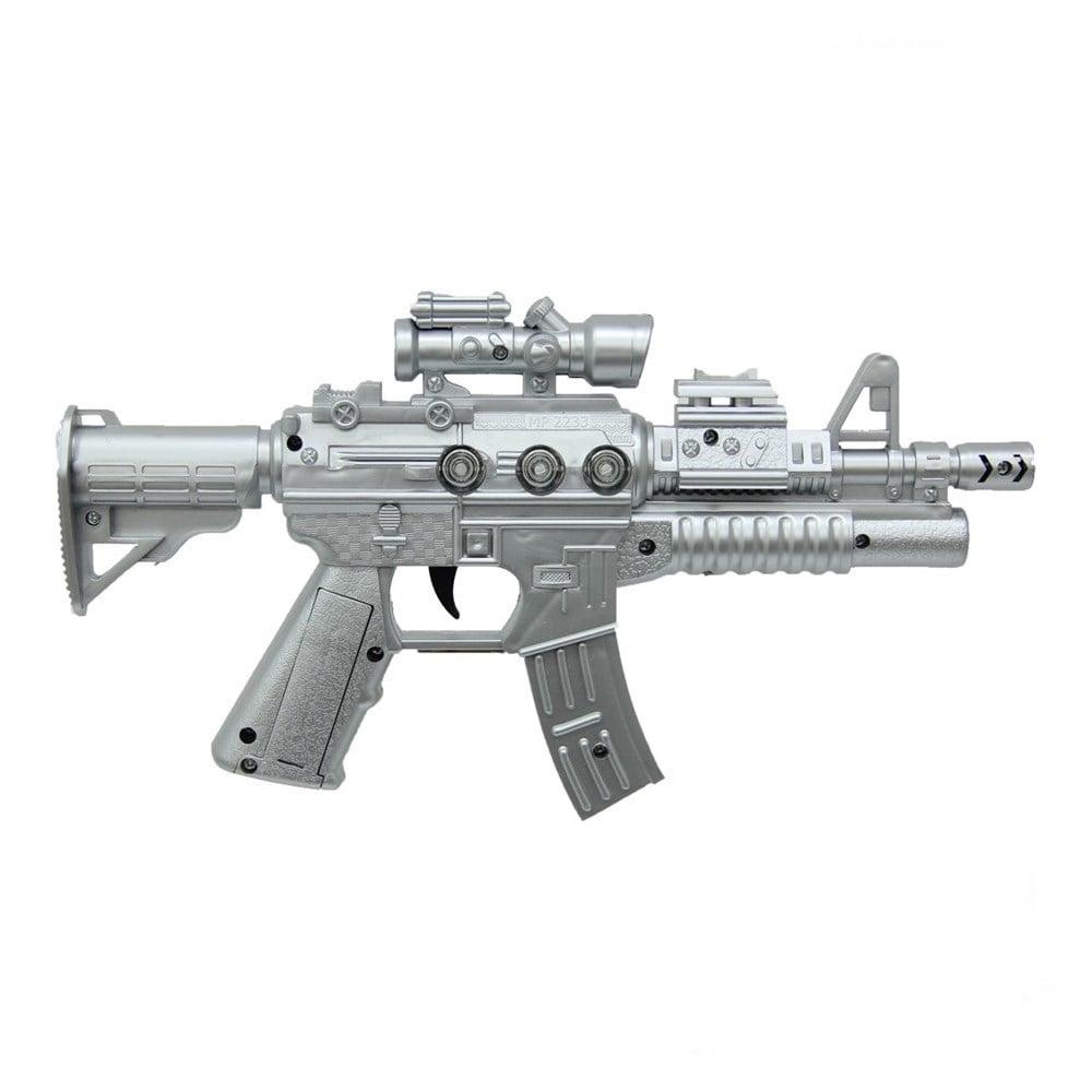 Sesli Işıklı Pilli King Flash Gun Oyuncak Tüfek