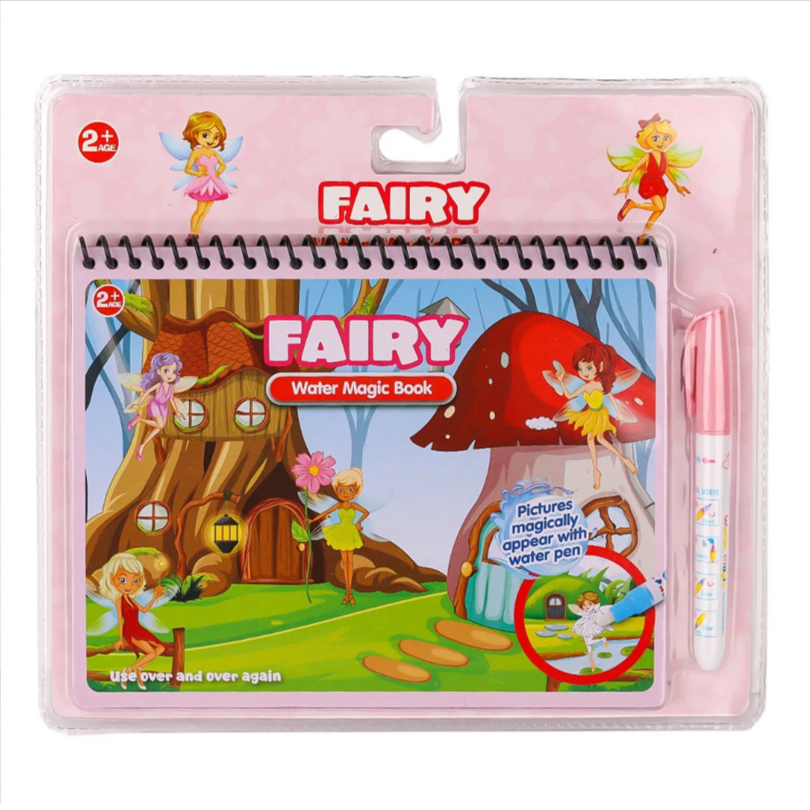 SİHİRLİ SULU BOYAMA KİTABI , tekrar tekrar boyanabilir (water magic book)