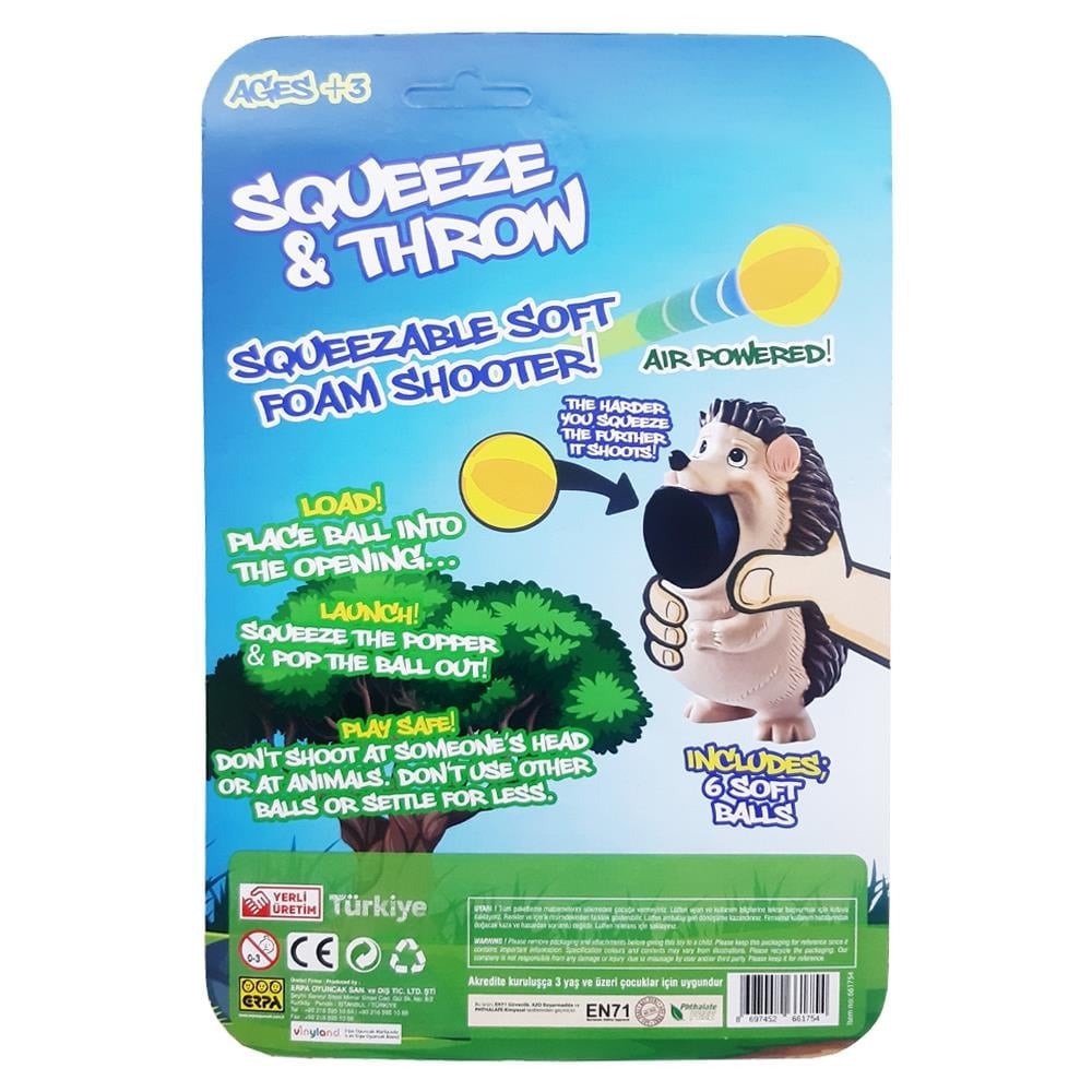 Sık ve Fırlat Yunus, Kirpi ve Dinozor